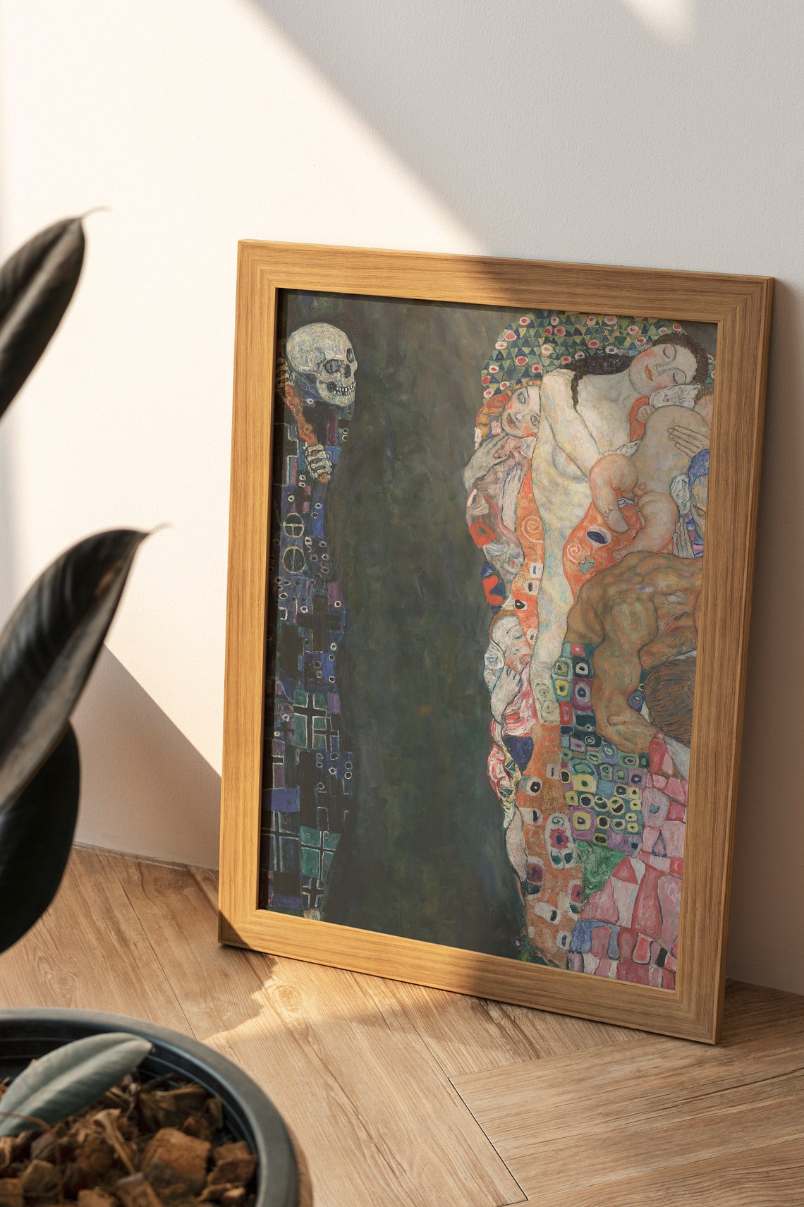 Gustav Klimt - Death and Life (1910) - Reproduction of a Classic ...
