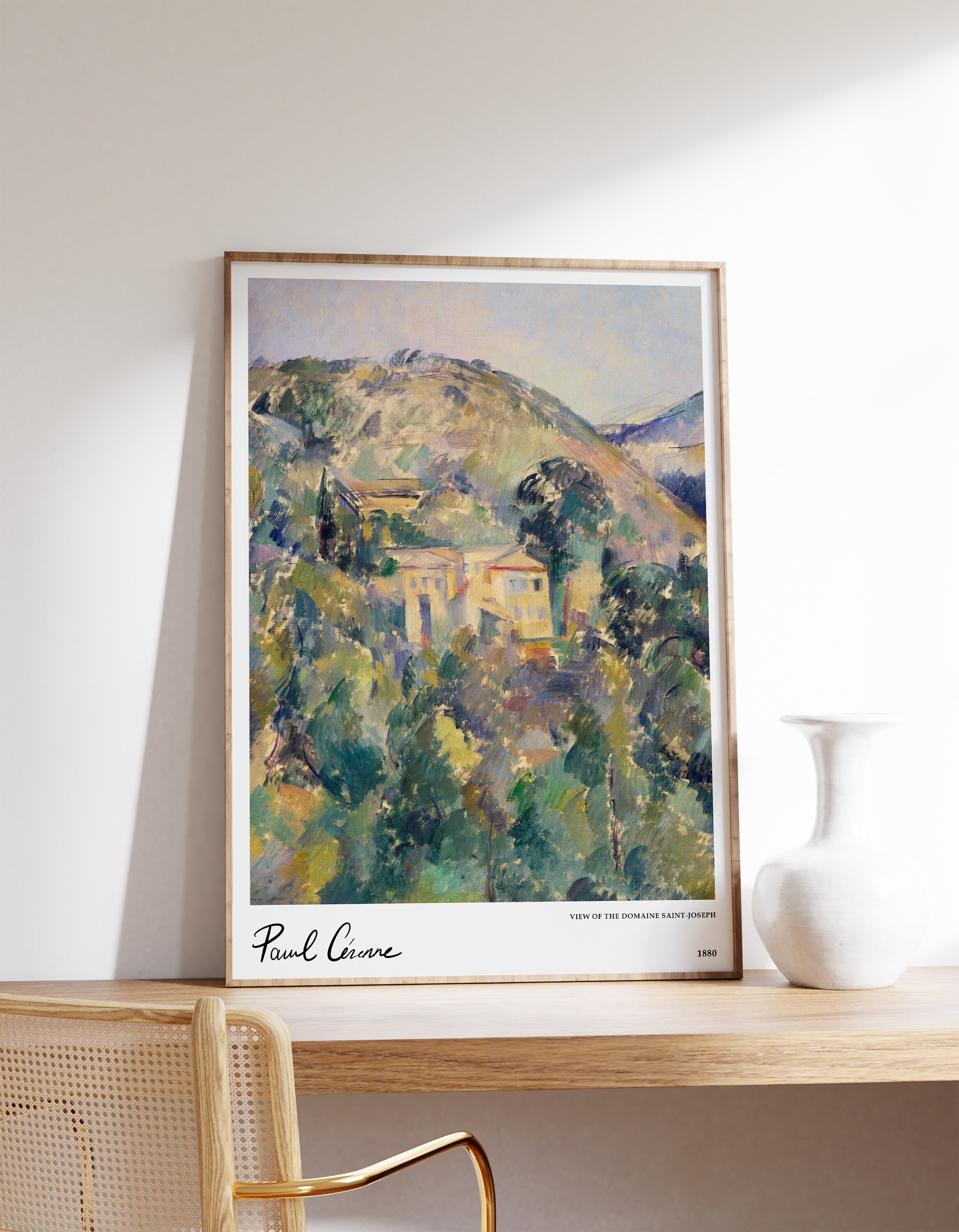 Paul Cezanne Poster | Paul Cezanne Print | Minimalist Art Print ...