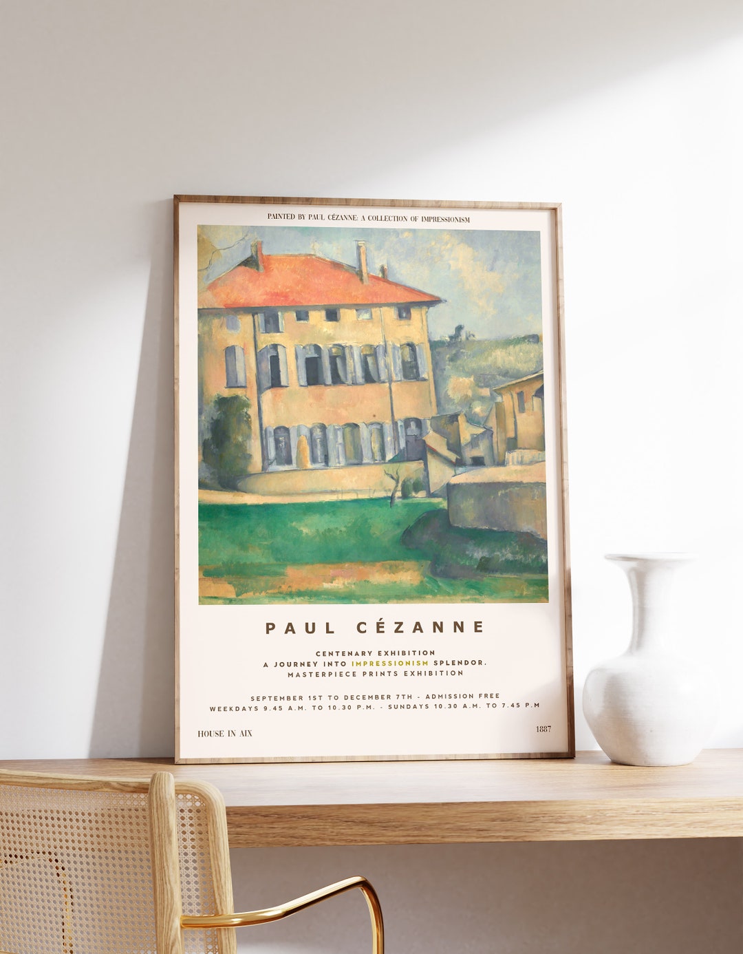 Paul Cezanne Art Print | Vintage Print | Cezanne Poster | Living Room ...