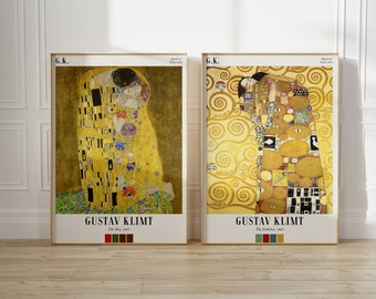 Gustav Klimt Art Prints: Gallery Wall Set of 6 - Etsy