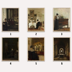 Dark Academia Art Print | Dark Academia Poster | Moody Wall Art | Modern Wall Art | Interior Wall Art | Victorian Wall Art