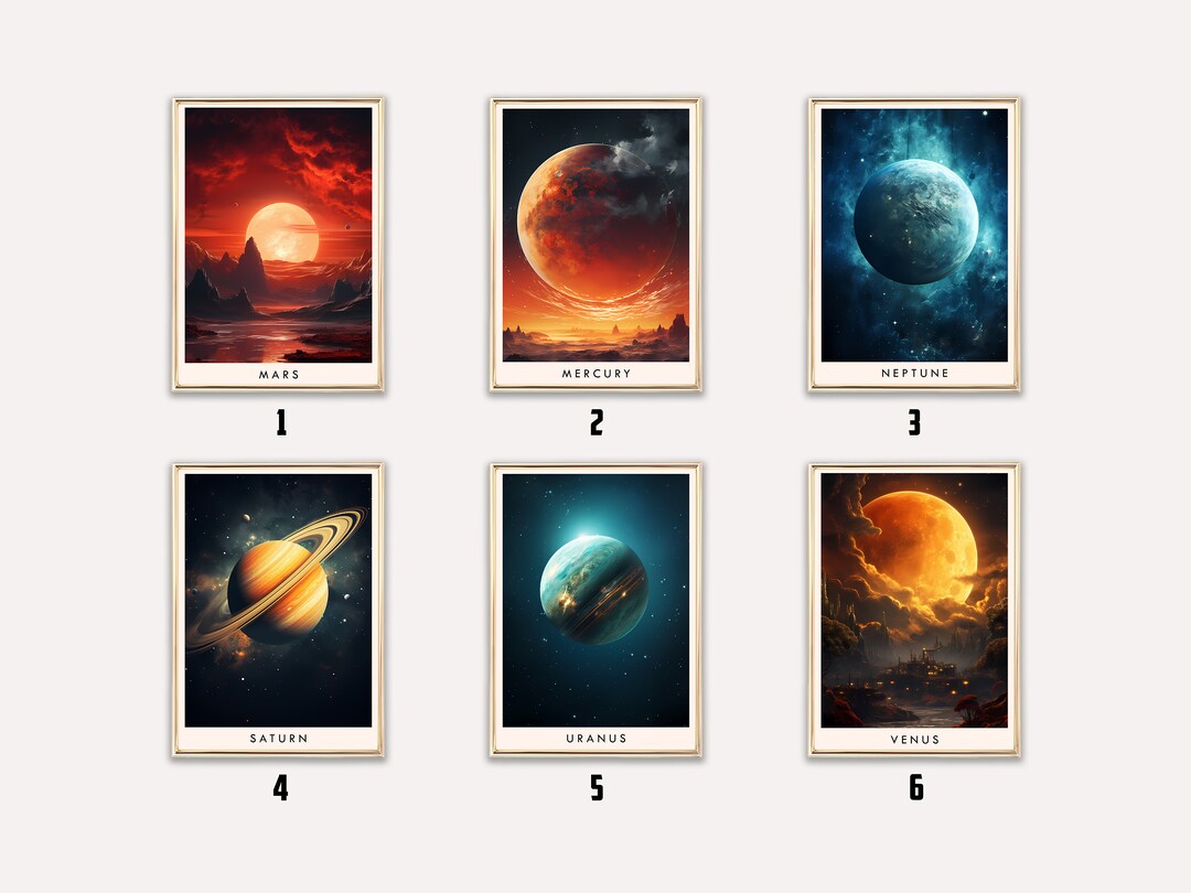 Vintage Galaxy Poster | Outer Space Art | Astronomy Wall Art | Space ...