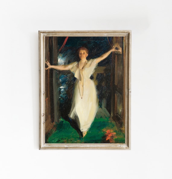 Anders Zorn - Isabella Stewart Gardner in Venice (1894) | Vintage