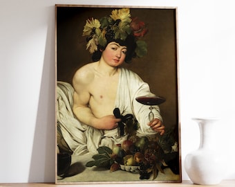 Vintage Print | Caravaggio - Bacchus | Wall Art | Fine Art Poster | Vintage Poster | Fine Art
