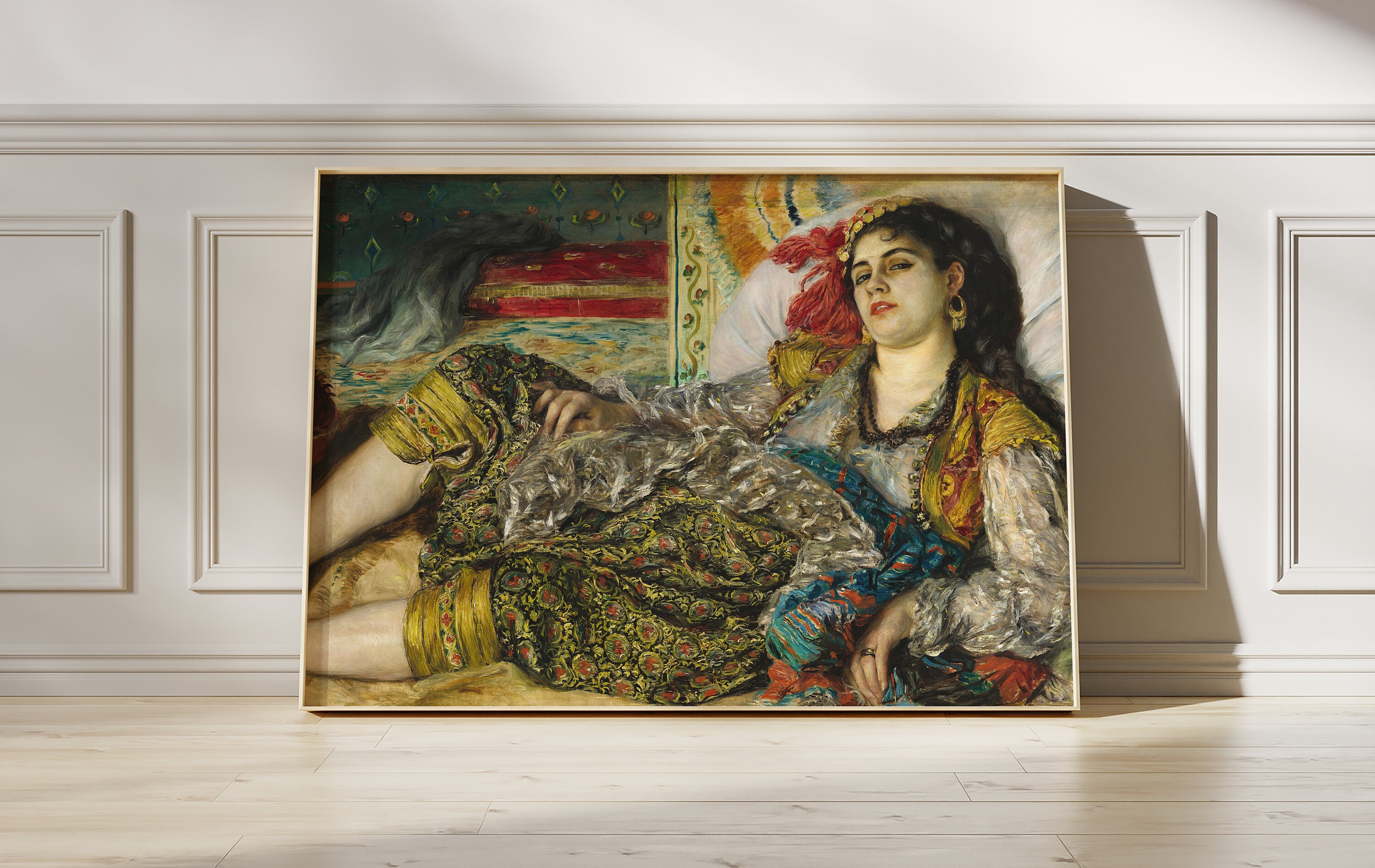 Auguste Renoir - Odalisque (1870) | Vintage Poster | Lazy Woman