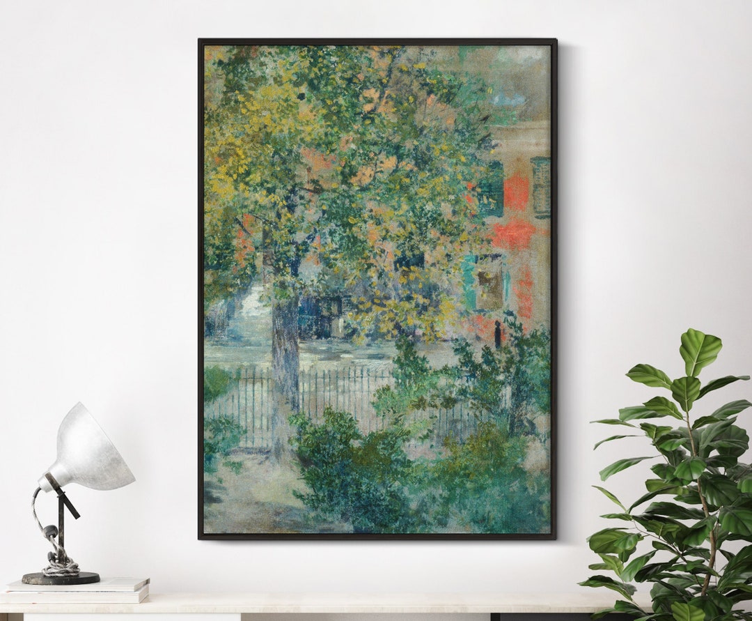 Robert Frederick Blum View From the Artist's Window 1900 Farmhouse