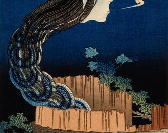 Takiyasha The Witch | Skeleton Spectre | Utagawa Kuniyoshi | Japanese Art Print | Vintage Painting