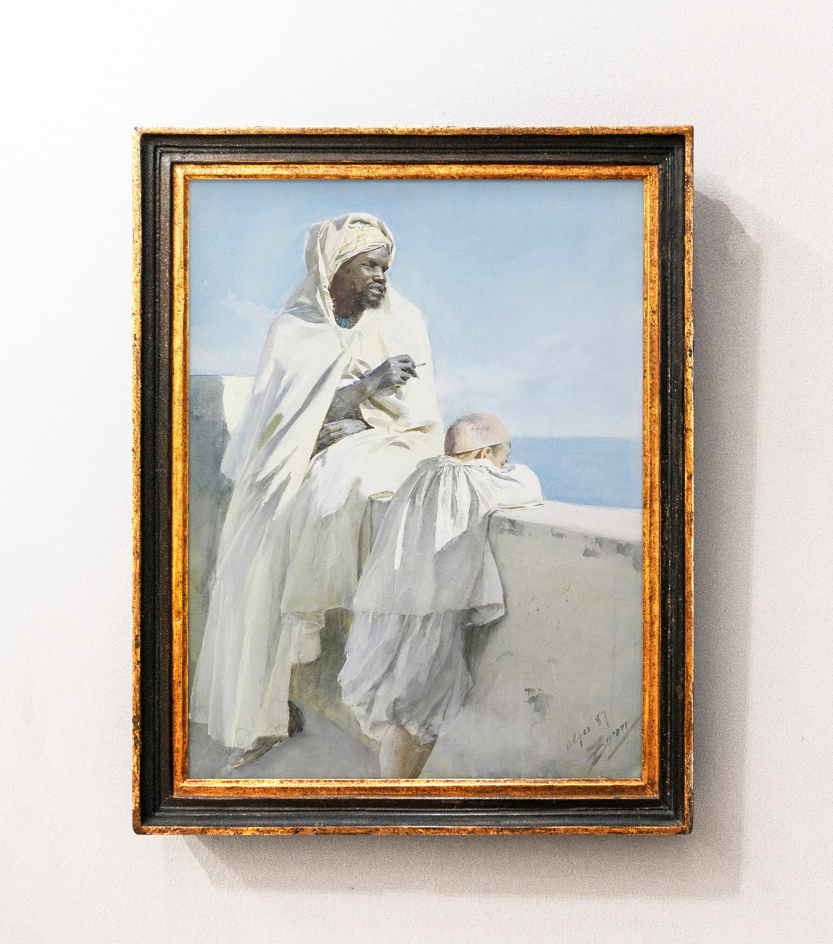 白昼夢 P8 油彩画 人物画 oil painting art 白昼夢 P8 油彩画 人物画