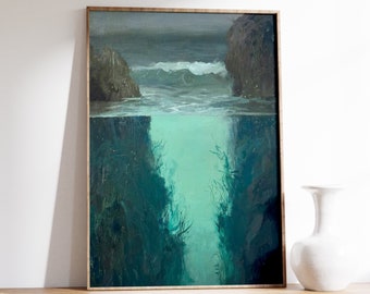 Tide Pool by Jeremy Miranda, 1980 | Serene Ocean Art Print