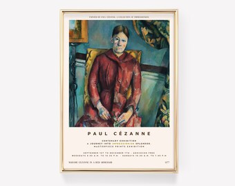 Poster di Paul Cezanne / Stampa di Paul Cezanne / Stampa artistica minimalista / Arredamento moderno per la casa / Stampa artistica della fattoria / Arredamento per la cucina