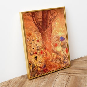 Odilon Redon - The Buddha (1904) - Reproduction of a Classic Painting - Photo Poster Print Art Gift - Buddhism Zen Tao Buddhist