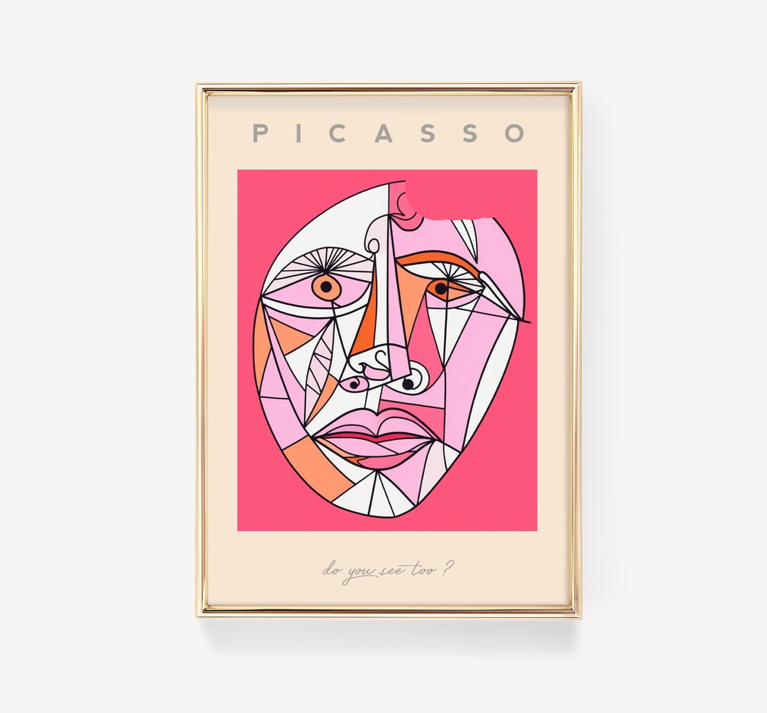 Picasso Line Art Poster Pablo Picasso Print Picasso One Line Sketches