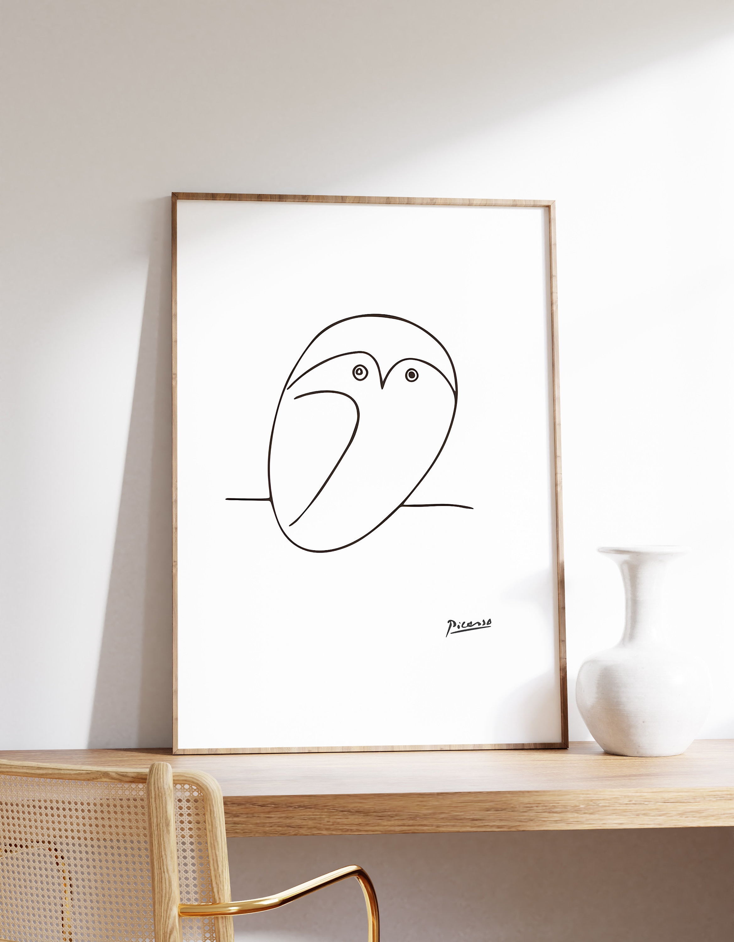 Le Hibou Sur La Chaise Painting by Pablo Picasso | Fine Art America