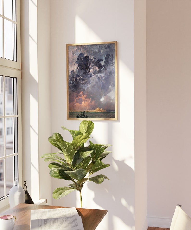 a potted plant sitting on top of a wooden table