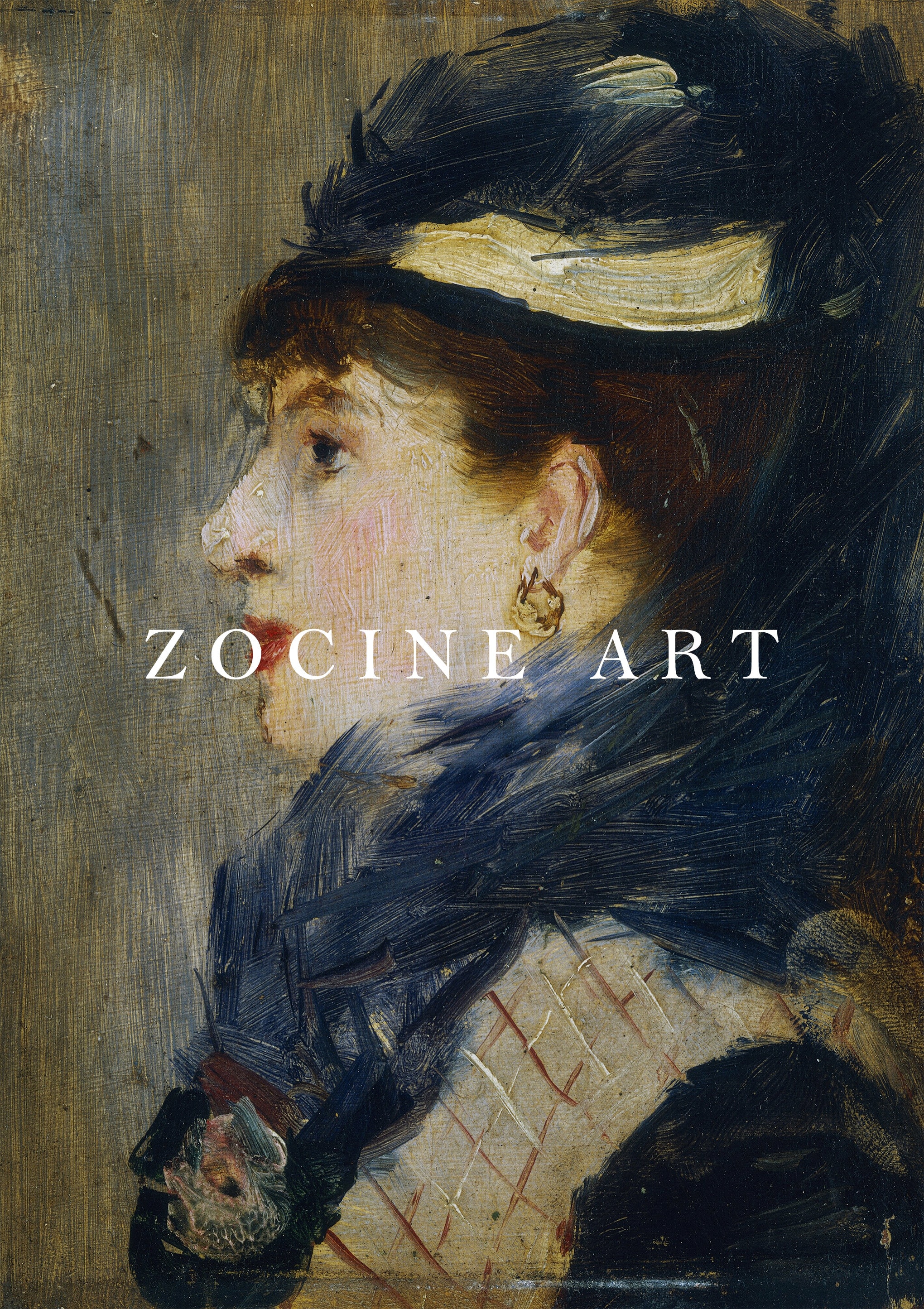 Edouard Manet - Portrait of a Lady (1879) | Vintage Woman Portrait