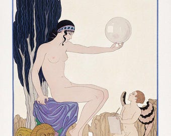 George Barbier Art | The Art Of The Foil | 1920s Illustration | Fashion Print | Vintage Print Art Deco