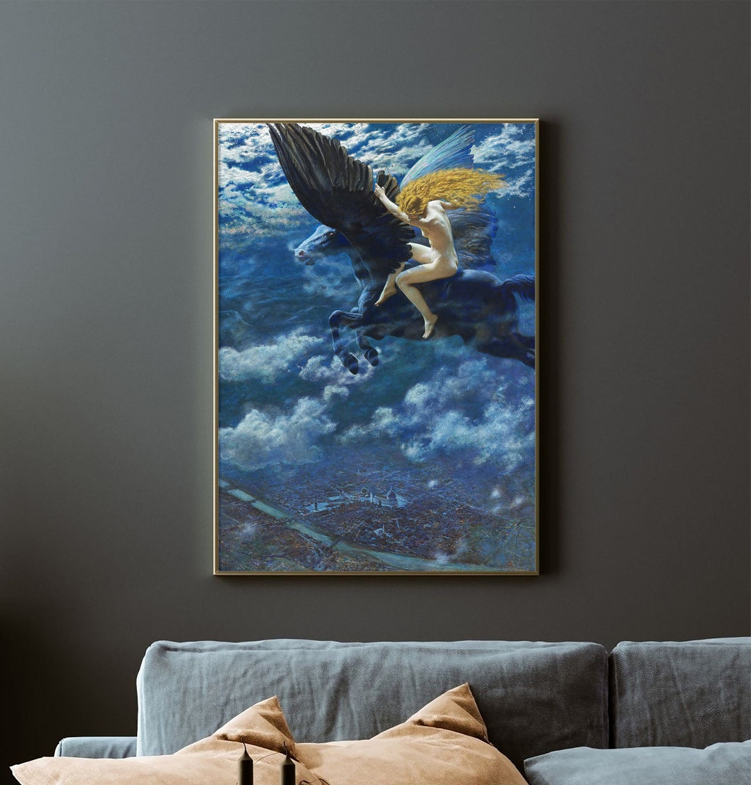 Edward Robert Hughes Dream Idyll a Valkyrie 1902 Etsy Edward Robert Hughes Dream Idyll a Valkyrie 1902 Etsy