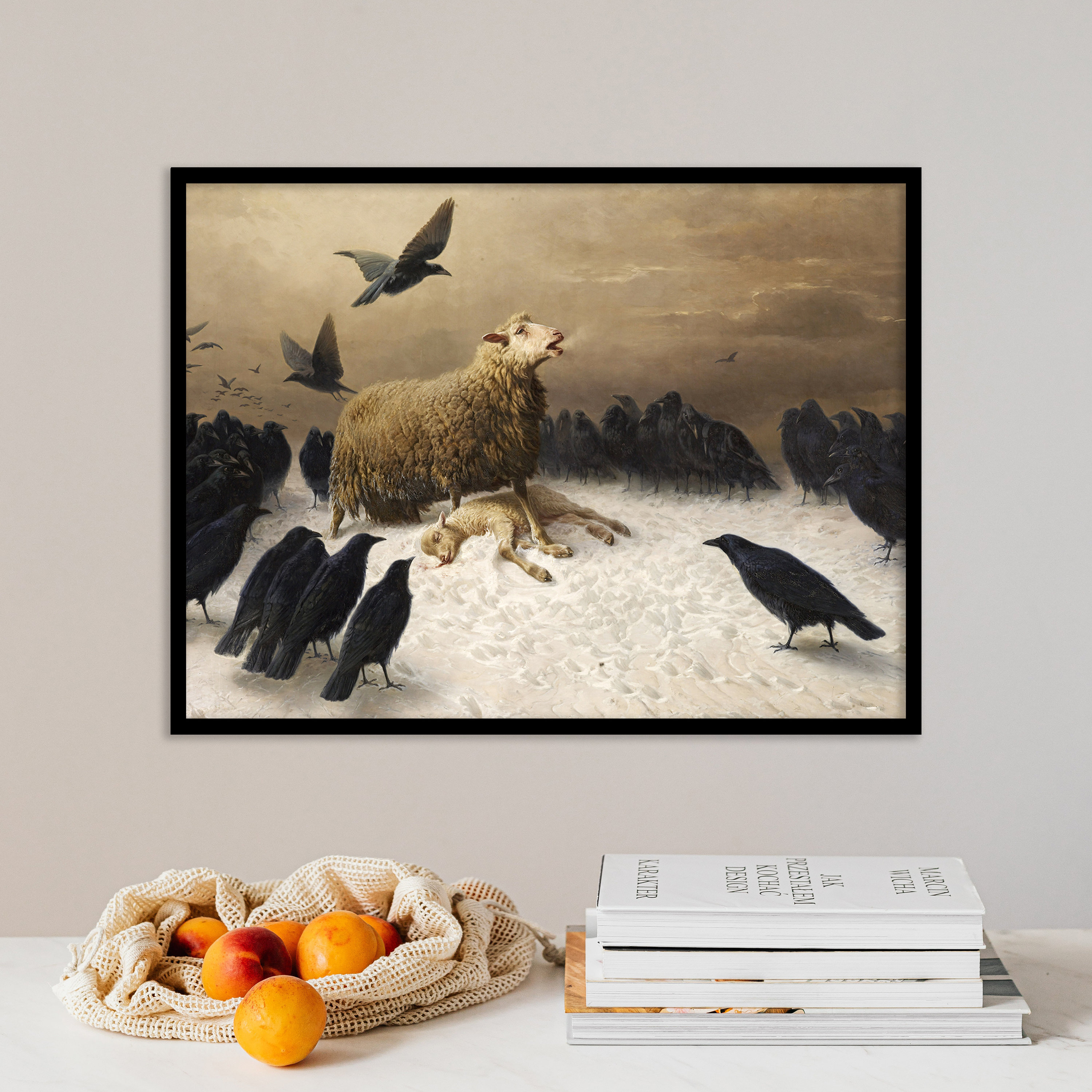 August Friedrich Albrecht Schenck - Anguish (1876) - Fine Art Print ...