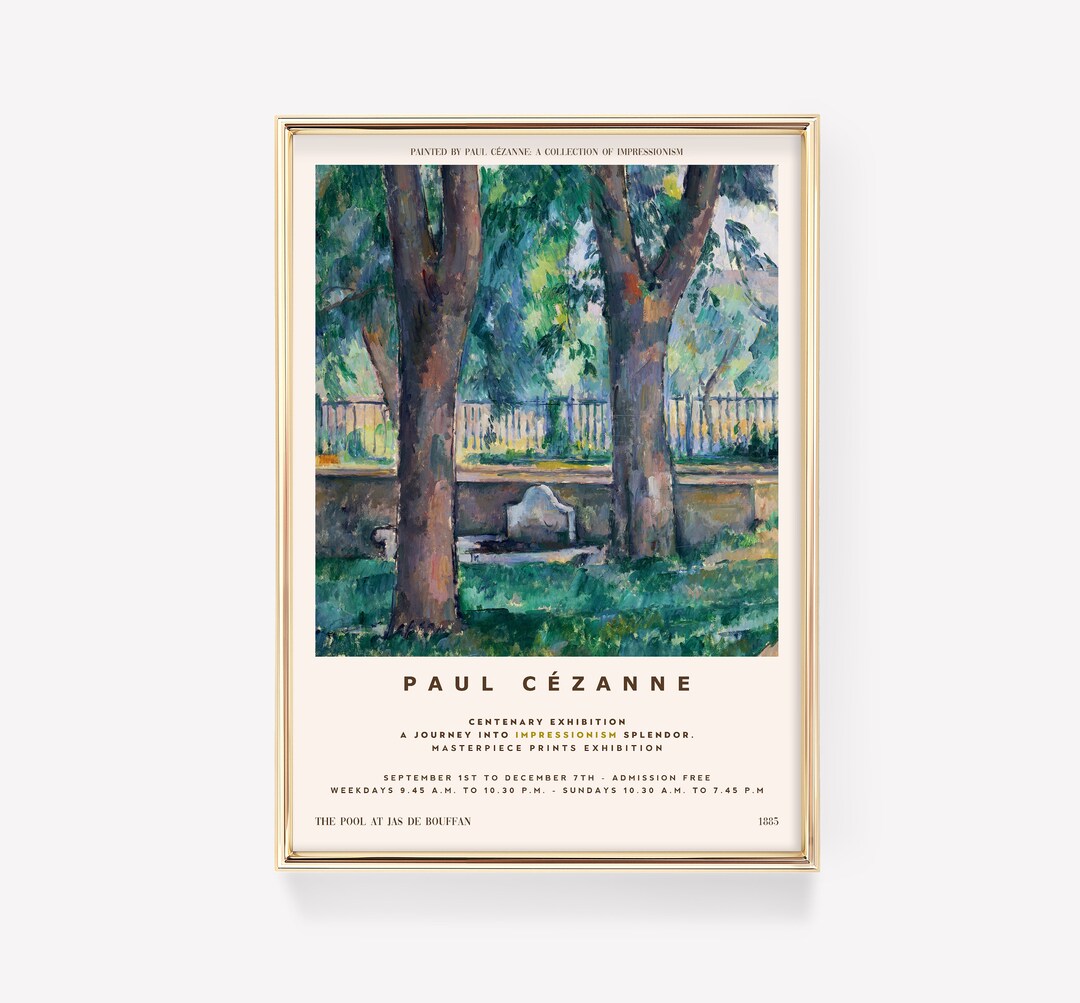 Paul Cezanne Art Print | Vintage Print | Cezanne Poster | Living Room ...