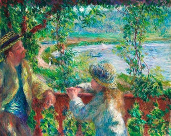 Renoir La Grenouillère | Impressionistische kunst | Beroemde kunstafdruk | Vintage schilderij | Wanddecoratie