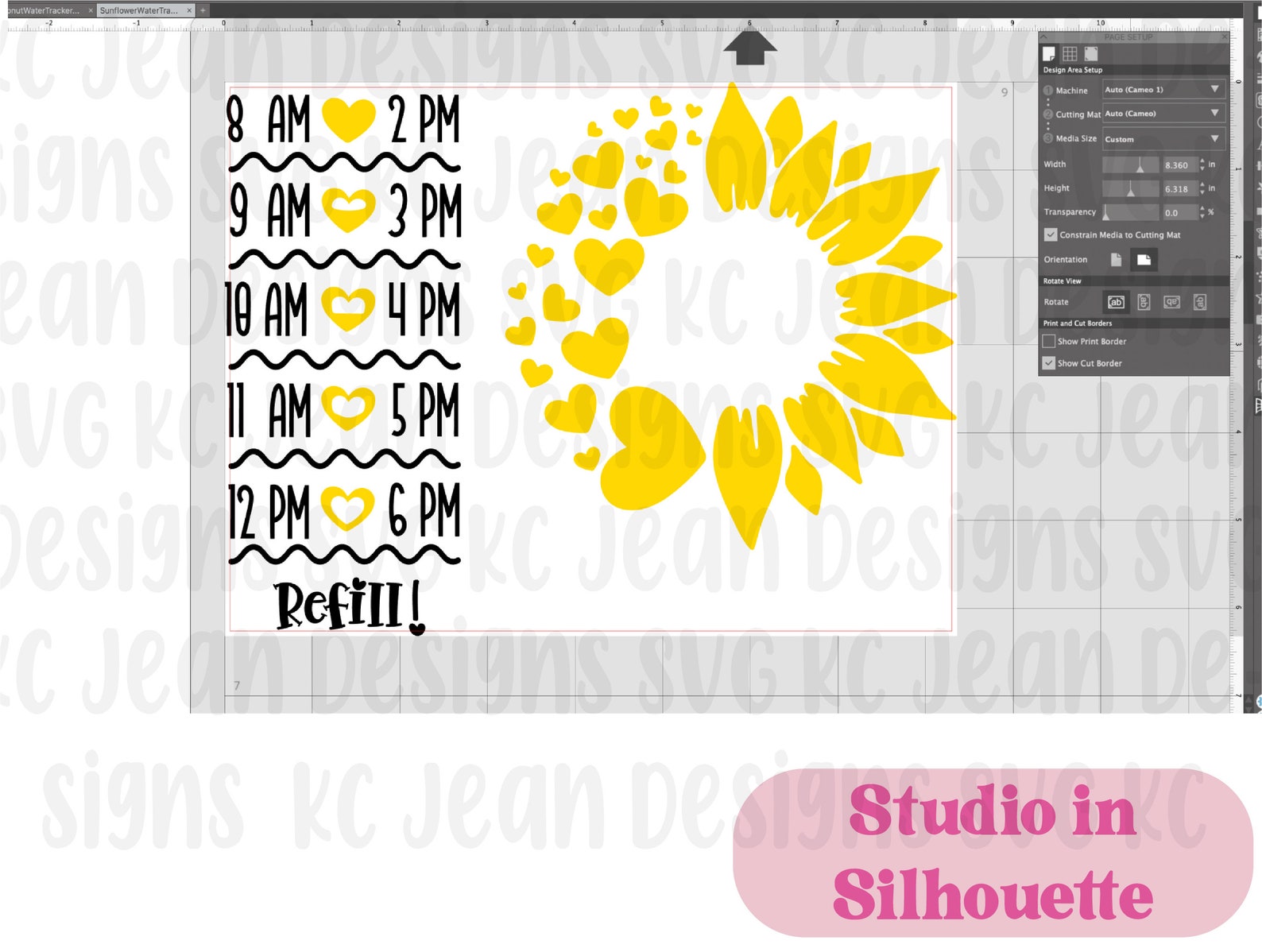 Free Free 279 Sunflower Water Tracker Svg SVG PNG EPS DXF File