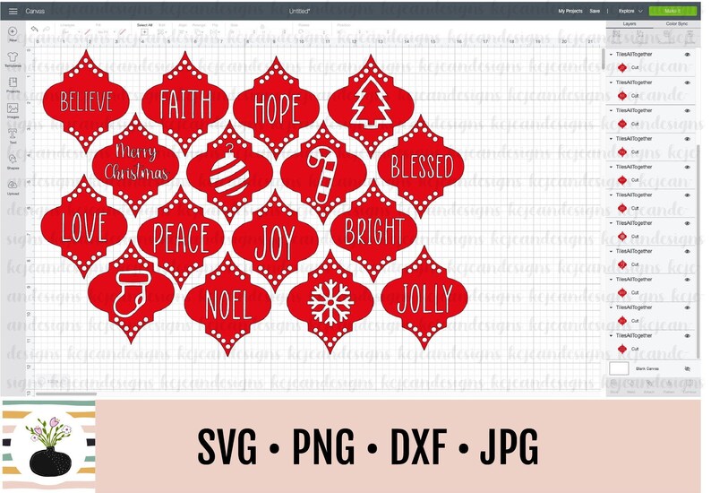 Tile Ornament SVG // Lowes Tile SVG File // Arabesque Tile SVG Etsy