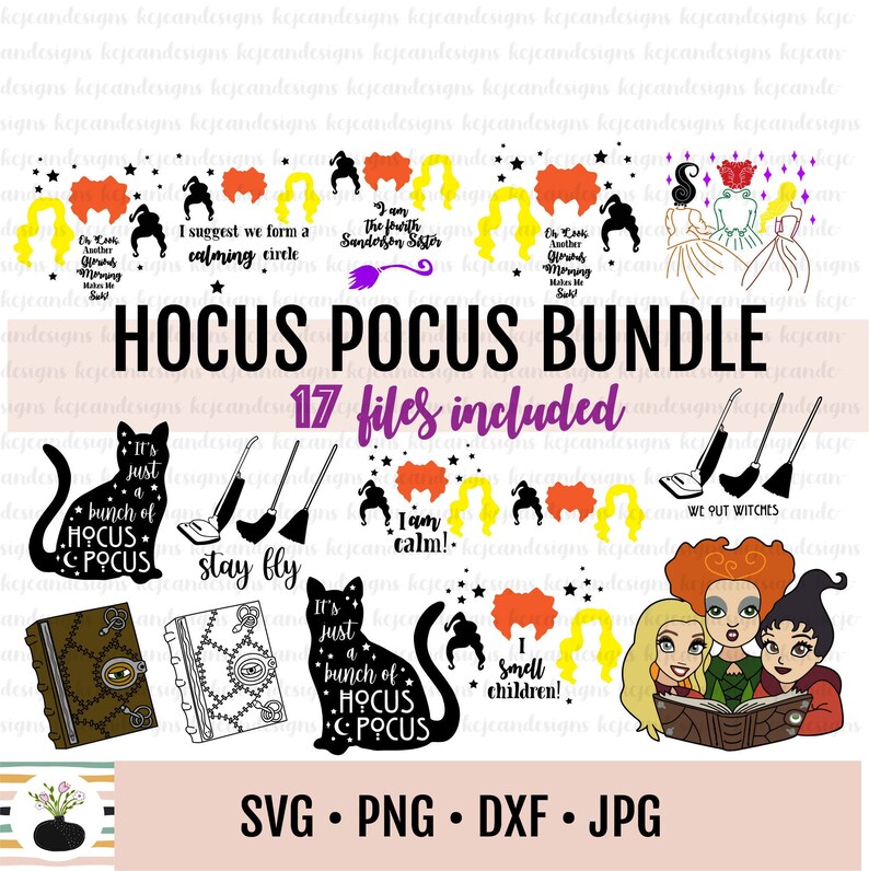 Download Hocus Pocus Bundle SVG // Sanderson Sisters svg // Book of ...