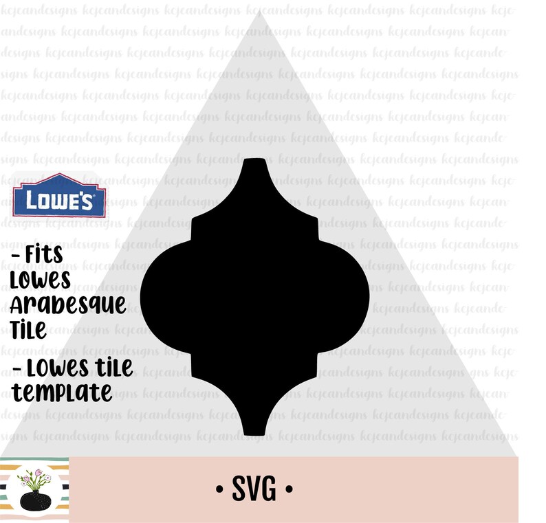 Download Tile Ornament SVG Template // Satori Arabesque Template ...