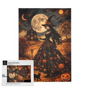 Wichtel-Puzzle 1000 Teile – Fantasy Love Skull – Lustiges Halloween-Puzzle Für Erwachsene, Auch Als Wohnkultur