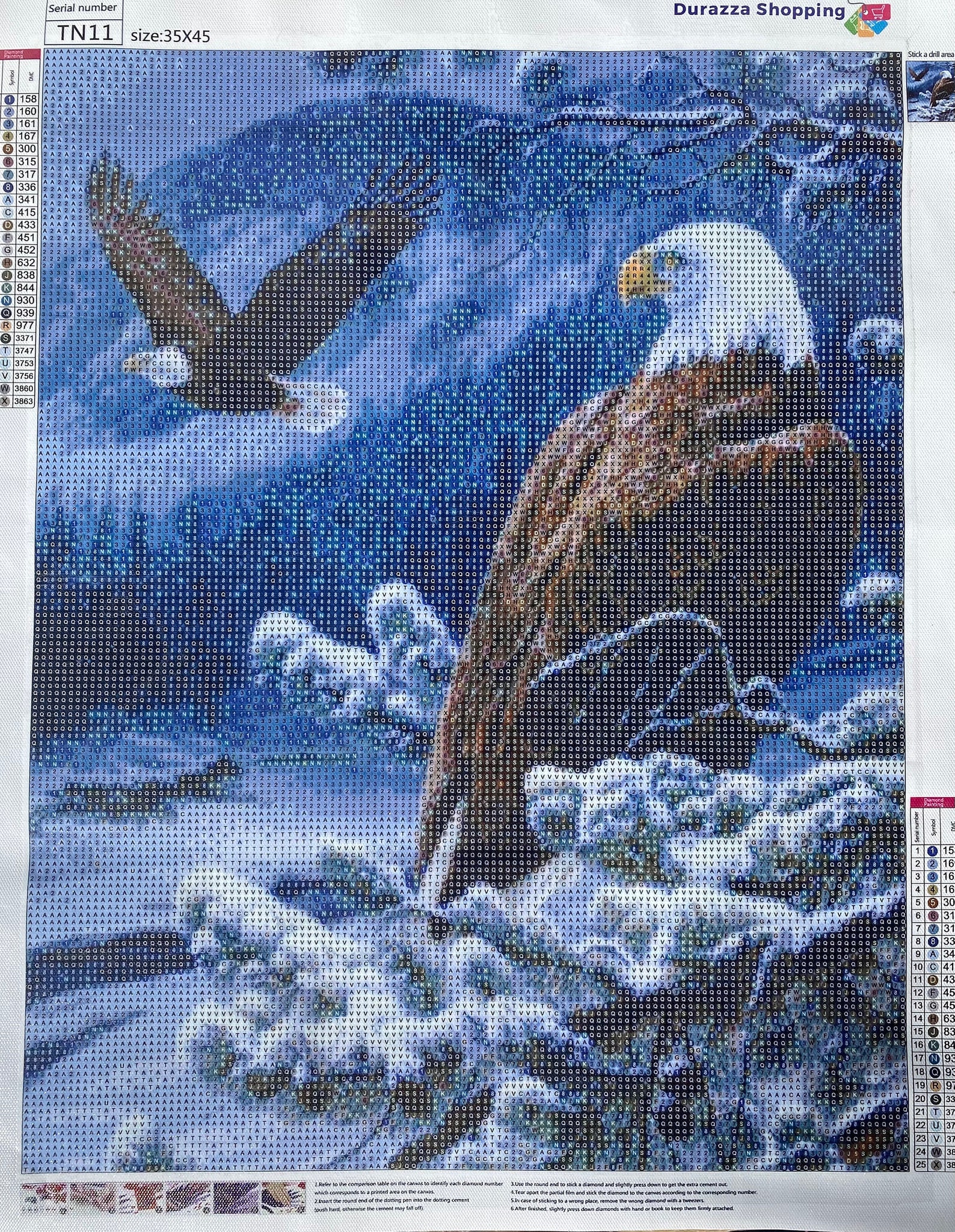 Bald Eagle Diamond Art Kit AB Drill Round Full Drill - Etsy