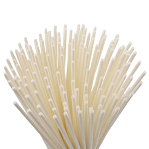 May include: A bunch of white diffuser sticks, arranged in a fan shape. The sticks are made of natural materials and are designed to absorb and release fragrance.