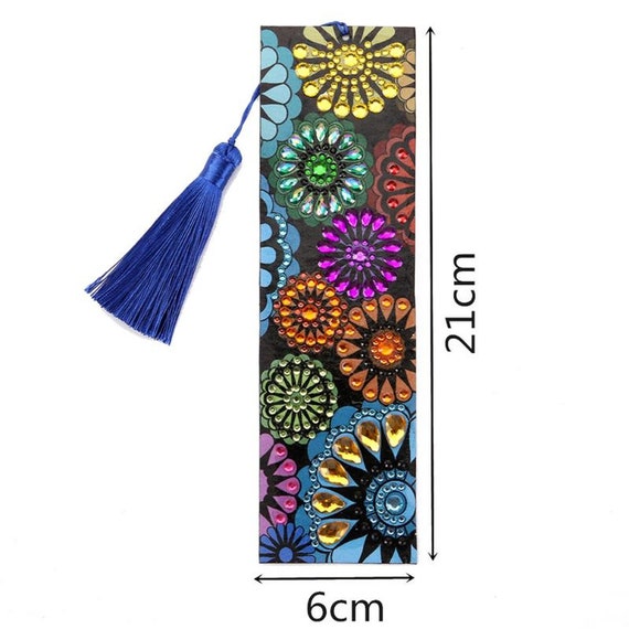 Diamond Painting Bookmark Floral Design Small Diamond Art Kit 