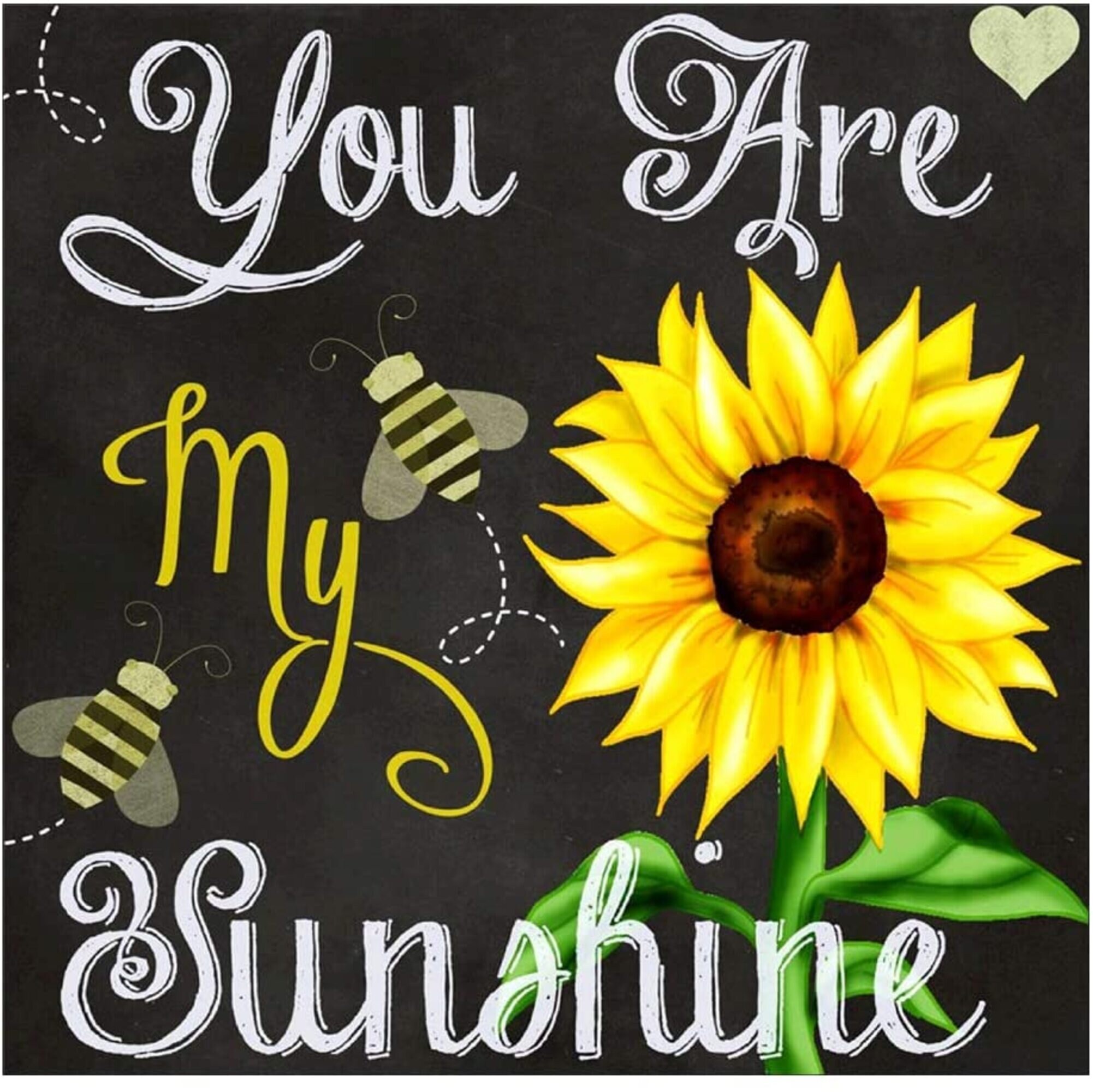 You Are My Sunshine Sunflower Diamond Painting Art Kit 5D Etsy UK