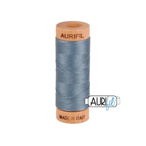 Dark Grey (1246) | 80wt Small Spool (274M / 300Y) | Aurifil Thread | attjp - atp7r - atcorf