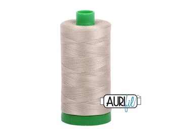 Stone (2324) | 40wt Large Spool (1000M / 1094Y) | Aurifil Thread | attfl - atpb6 - atccce