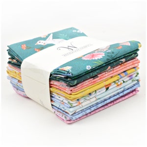 Cats in the Garden Fat Quarter Bundle by Vivian Yiwing for Windham (53855-11)