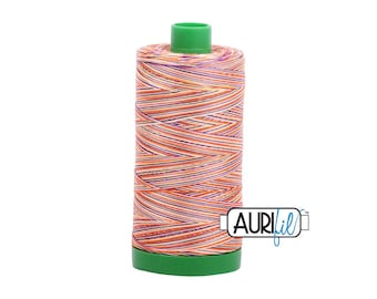 Desert Dawn - Variegated (4648) | 40wt Large Spool (1000M / 1094Y) | Aurifil Thread | attfl - atpb6 - atczrk