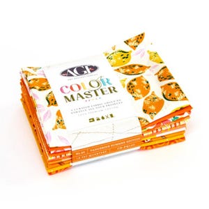 Tangerine Summer Color Master Fat Quarter Bundle by AGF Studio for Art Gallery (cb-fq120)