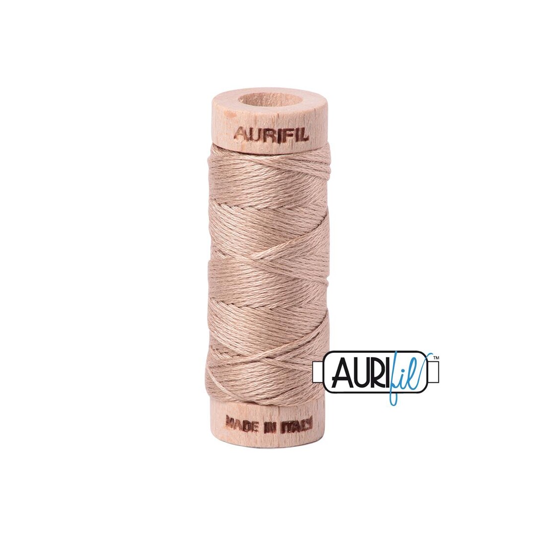 Beige (2314) | Aurifloss Small Spool (18M / 18Y) | Aurifil Thread ...