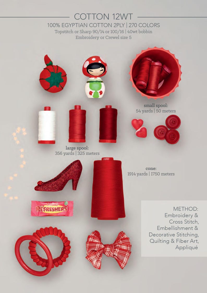 Marrakesh - Variegated (3817) | 12wt Large Spool (325M / 356Y) | Aurifil Thread | att2a - atpb6 - atc2ek image 2