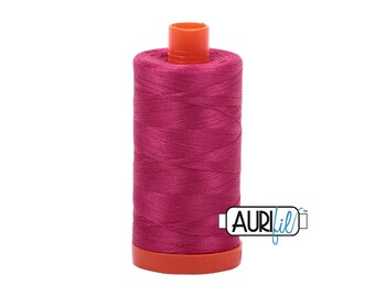 Red Plum (1100) | 50wt Large Spool (1300M / 1422Y) | Aurifil Thread | att8q - atpb6 - atcgq1