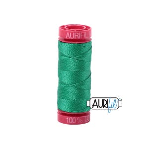 Emerald (2865) | 12wt Small Spool (50M / 54Y) | Aurifil Thread | att2a - atp7r - atccs7