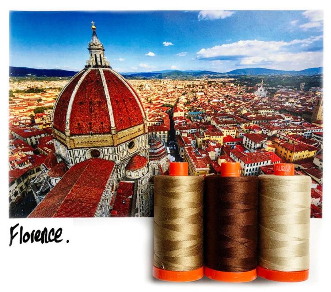 Florence Brown Color Builder Thread Set | AC50CP3-009 | Aurifil Thread ...