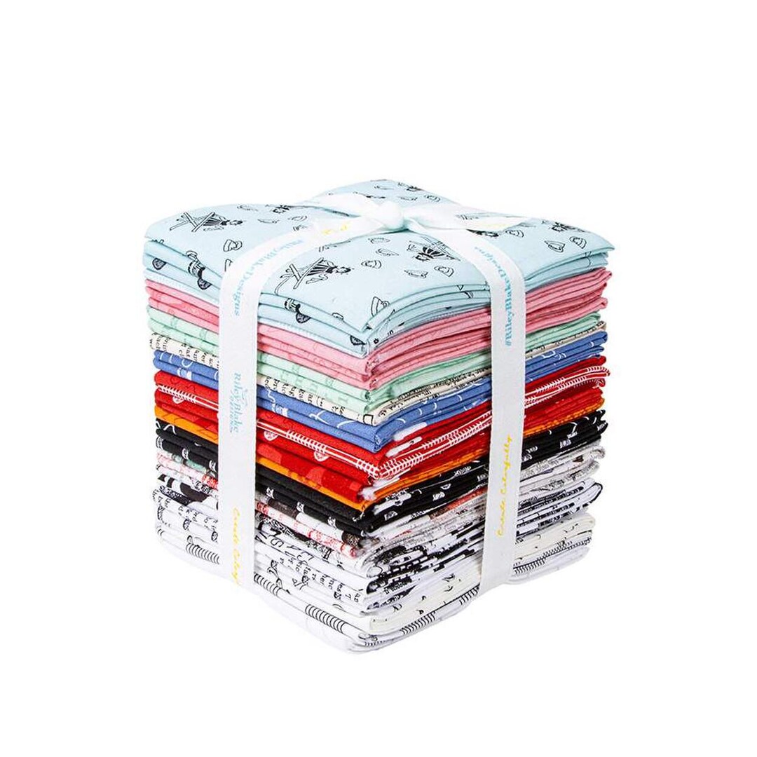 Press on Fat Quarter Bundle by J Wecker Frisch for Riley Blake (fq ...