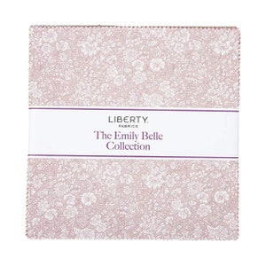 The Emily Belle Collection 10" Square Pack (Layer Cake / 10" Stacker) by Liberty Fabrics for Riley Blake (10-lemilybelle-42)