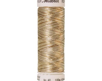 Gold and Silver (7633-9924) | Metallic (100M / 109Y) | Mettler Thread | mttbq - mtp1y - mtcbef