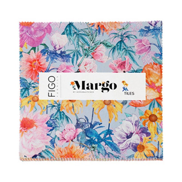 Margo 10" Square Pack (Layer Cake) by Adriana Picker for Figo (tmargo42-10)