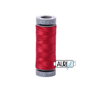 Red (2250) | 28wt Small Spool (100M / 109Y) | Aurifil Thread | attcs - atp7r - atc8qq