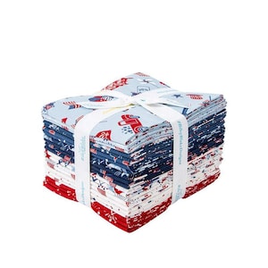Stars and Stripes Forever Fat Quarter Bundle by Lori Whitlock for Riley Blake (fq-15710-21)