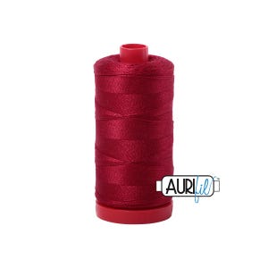 Red Wine (2260) | 12wt Large Spool (325M / 356Y) | Aurifil Thread | att2a - atpb6 - atcfcb